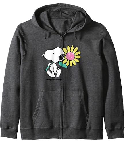 Amazon.com: Peanuts - Snoopy And Woodstock Zip Hoodie : Clothing